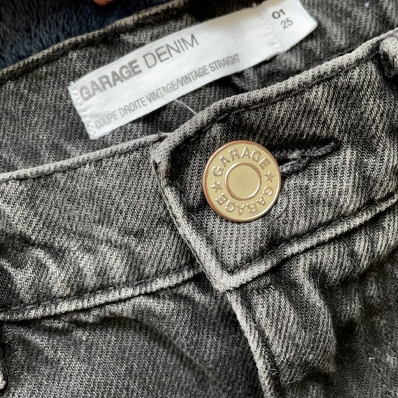 Garage Black ripped mom jeans - Picture 3 of 3